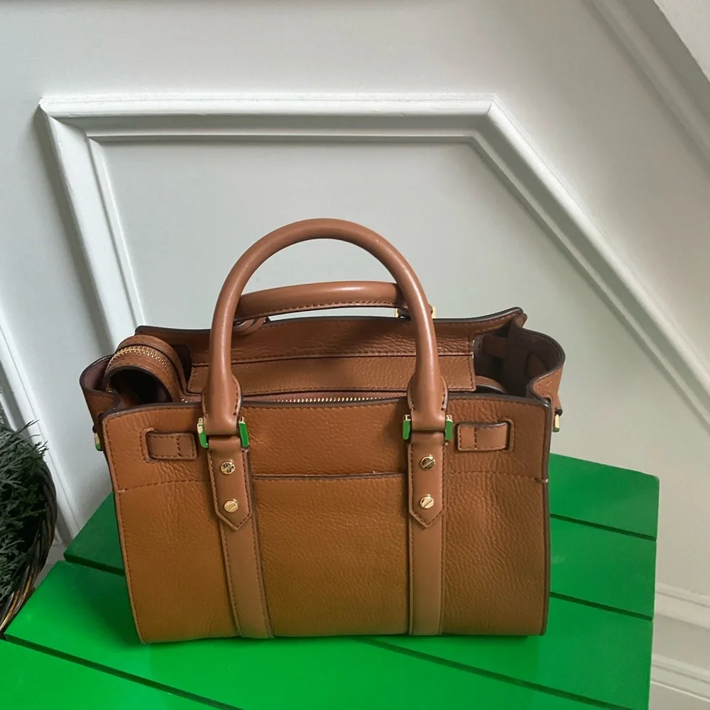 Michael Michael Kors Nouveau Hamilton Brown Satchel
